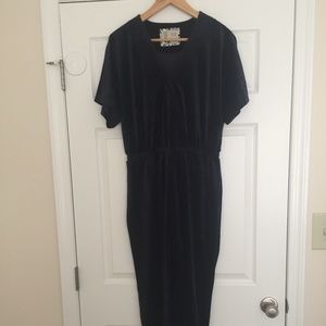Anthropologie Velvet Jumpsuit